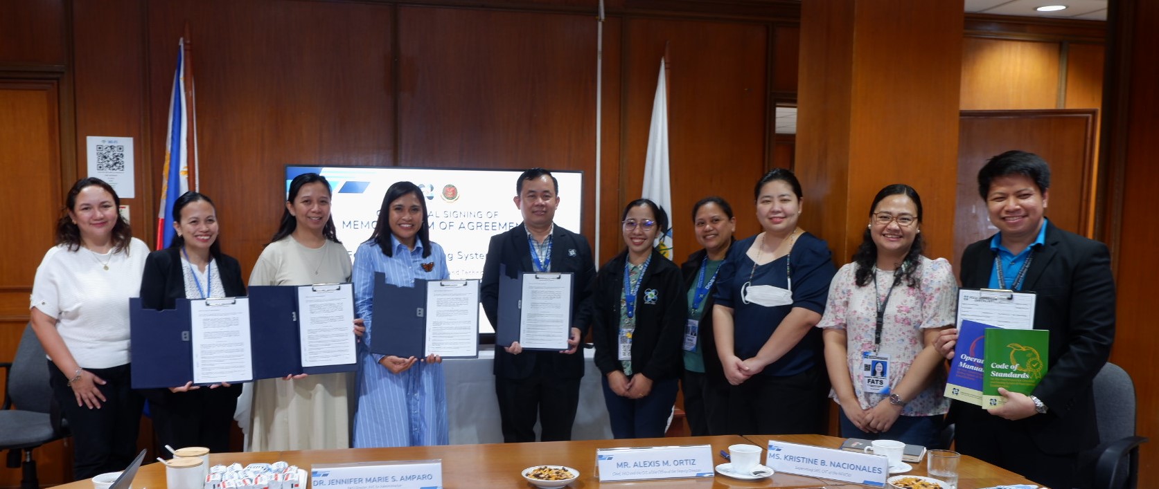 Memorandum Of Agreement MOA Signing Between UPLB And FNRI For The 