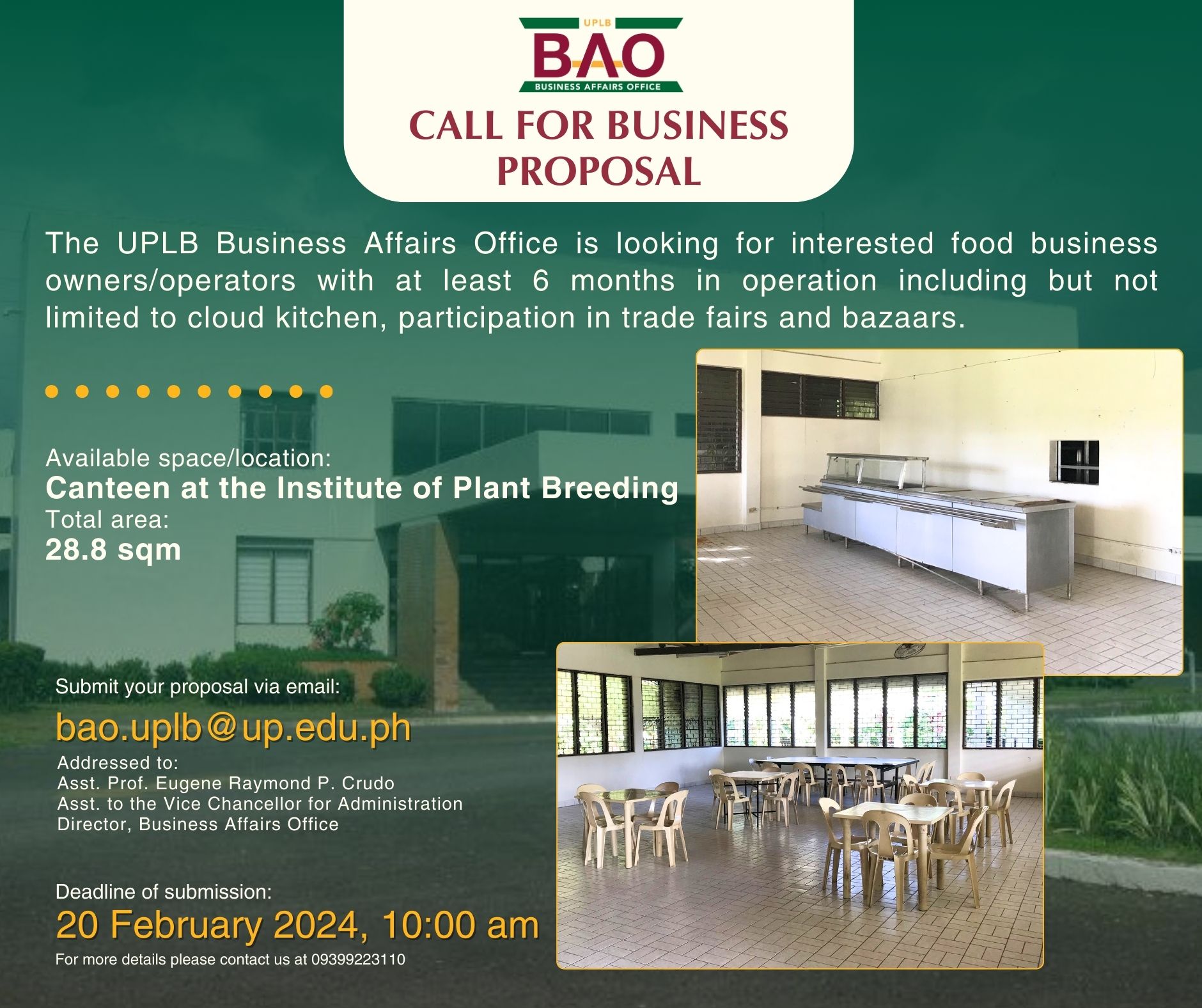 CALL FOR BUSINESS PROPOSAL